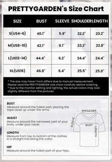 Foto 6 | Foto 6 | Sudadera Prettygarden Para Mujer, Manga Corta, Cuello En V, Color Negro - Venta Internacional.