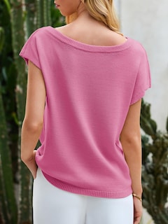 Foto 5 | Foto 5 | Jersey Saodimallsu Para Mujer Con Hombros Descubiertos, Color Rosa - Venta Internacional.