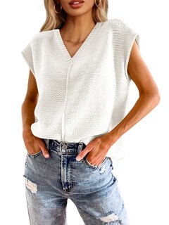 Foto 1 | Foto 1 | Suéter Saodimallsu De Verano Con Manga Corta Y Cuello En V Para Mujer - Venta Internacional.