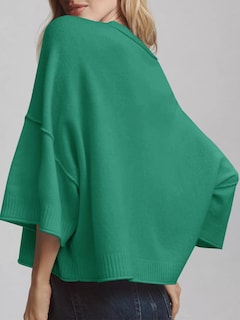 Foto 4 | Foto 4 | Jersey Saodimallsu De Punto Verde De Manga Corta Para Mujer - Venta Internacional.
