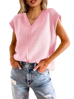Foto 1 | Foto 1 | Suéter Saodimallsu De Verano Con Manga Corta Y Cuello En V Para Mujer - Venta Internacional.