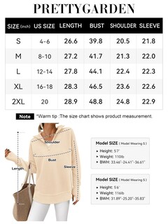 Foto 6 | Foto 6 | Jersey Prettygarden Para Mujer, De Punto Acanalado, Cuello En V - Venta Internacional.