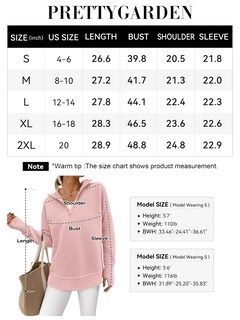 Foto 6 | Foto 6 | Jersey Prettygarden Para Mujer, Cuello En V, Punto Acanalado, Rosa - Venta Internacional.