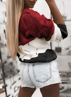 Foto 2 | Foto 2 | Suéter Dokotoo Para Mujer, Casual, Holgado, Rojo, Xl - Venta Internacional.