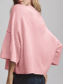 Foto 4 | Foto 4 | Jersey Saodimallsu De Manga Corta Para Mujer, De Gran Tamaño, Rosa - Venta Internacional.