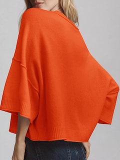 Foto 4 | Foto 4 | Jersey Saodimallsu De Punto Naranja De Manga Corta Para Mujer - Venta Internacional.