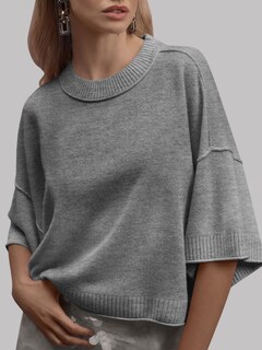 Foto 2 | Foto 2 | Jersey Saodimallsu De Manga Corta Para Mujer, Verano, Gris Oscuro - Venta Internacional.