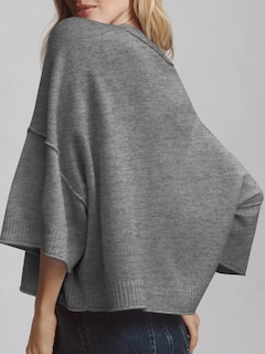 Foto 4 | Foto 4 | Jersey Saodimallsu De Manga Corta Para Mujer, Verano, Gris Oscuro - Venta Internacional.