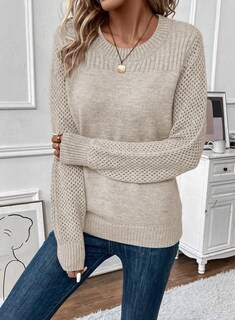 Foto 4 | Foto 4 | Jersey Evaless Para Mujer, Moderno, Manga Larga, Tejido En Pergamino - Venta Internacional.
