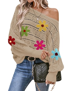 Foto 1 | Foto 1 | Jersey Cakulo Para Mujer Con Hombros Descubiertos, Otoño 2024, Color Albaricoque S - Venta Internacional.