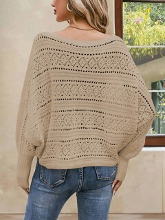 Foto 4 | Foto 4 | Jersey Cakulo Para Mujer Con Hombros Descubiertos, Otoño 2024, Color Albaricoque S - Venta Internacional.