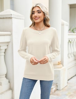 Foto 3 | Foto 3 | Suéter Lomon 2024 A La Moda Con Cuello De Barco De Manga Larga Para Mujer - Venta Internacional.