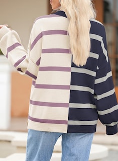 Foto 4 | Foto 4 | Jersey Evaless De Punto Trenzado Extragrande A La Moda Para Mujer - Venta Internacional.
