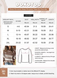 Foto 6 | Foto 6 | Jersey Dokotoo Apricot Para Mujer De Manga Larga A Rayas - Venta Internacional.