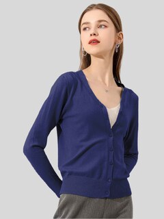 Foto 2 | Foto 2 | Set De 2 Suéter Abierto De Mujer Con Detalles En Estoperoles Suet-1001-px2 Negro Y Azul Oscuro Suéter Cardigan