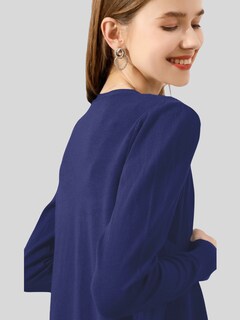 Foto 3 | Foto 3 | Set De 2 Suéter Abierto De Mujer Con Detalles En Estoperoles Suet-1001-px2 Negro Y Azul Oscuro Suéter Cardigan