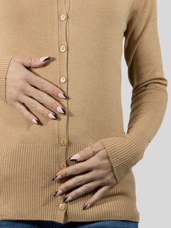 Foto 4 | Foto 4 | Set De 2 Suéter Abierto De Mujer Con Detalles En Estoperoles Suet-1001-px2 Negro Y Beige Suéter Cardigan