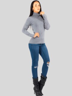 Foto 2 | Foto 2 | Set De 2 Sueteres Mujer De Cuello Alto Sueteres Dama Suet-1023-px2 Variedad De Colores Sweaters
