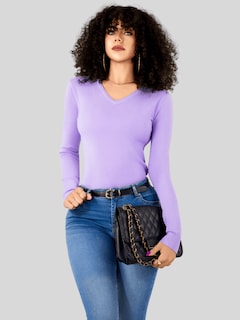 Foto 4 | Foto 4 | Set De 2 Sueteres Mujer Cuello V Manga Larga Suet-1003 Variedad De Colores Sueteres De Punto Sweaters