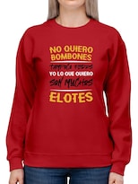 Sudadera Smartprintsink color Rojo para Mujer