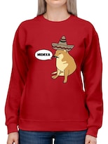 Sudadera Smartprintsink color Rojo para Mujer