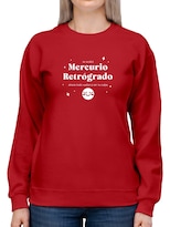 Sudadera Smartprintsink color Rojo para Mujer