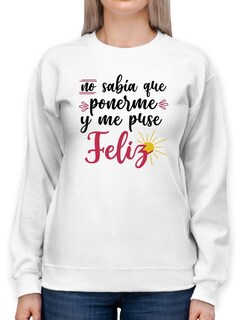 Foto 1 | Foto 1 | Sudadera Smartprintsink color Blanco para Mujer