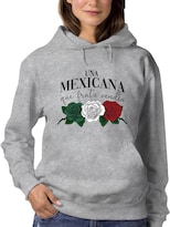 Sudadera Smartprintsink Con Capucha Para Mujer Una Mexicana Que Fruta Vendia Color Gris