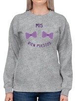 Sudadera Smartprintsink color Gris para Mujer