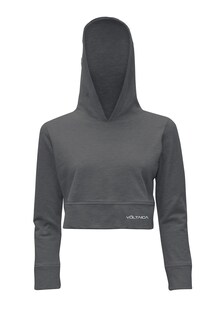 Foto 1 | Foto 1 | Sudadera Crop Voltaica VD0120A color Negro con Hoddie