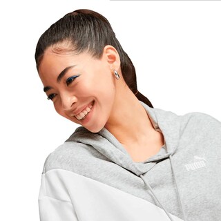 Foto 3 | Foto 3 | Sudadera Puma Power Cat 67397704 color Gris para Mujer