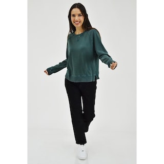Foto 5 | Foto 5 | Sudadera Deportiva para Mujer Roman Fashion color Verde