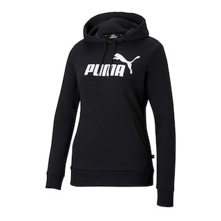 Foto 1 | Foto 1 | Sudadera Puma 586788-01 Negra Ess Logo Hoodie para Mujer