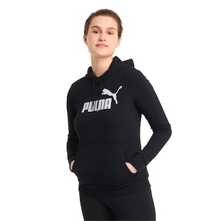 Foto 3 | Foto 3 | Sudadera Puma 586788-01 Negra Ess Logo Hoodie para Mujer