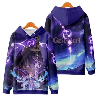 Foto 2 | Foto 2 | Venta Internacional- Sudadera Genshin Impact con Estampado para Niña