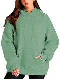 Sudadera Shendy Vendy Verde con Capucha de Calidad para Mujer