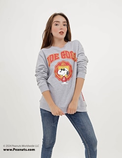 Foto 5 | Foto 5 | Sudadera K-swiss Snoopy Collerge Color Gris