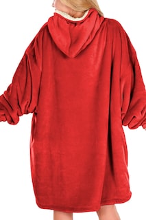 Foto 2 | Foto 2 | Sudadera Tipo Cobija Shendy Vendy Roja con Capucha Afelpada