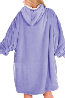 Foto 2 | Foto 2 | Sudadera Tipo Cobija Shendy Vendy con Capucha Afelpada Azul Claro