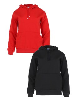 Foto 1 | Foto 1 | Paquete de Sudaderas Chb Chili Beans Clothing Co. con Capucha Negro y Rojo para Mujer