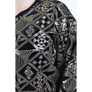 Foto 4 | Foto 4 | Sudadera De Terciopelo Con Lentejuela Roman Fashion /tallas Extras, 3364 (dorado) Negro