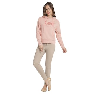 Foto 4 | Foto 4 | Sudadera Mujer Lee Regular Fit 280 Rosa