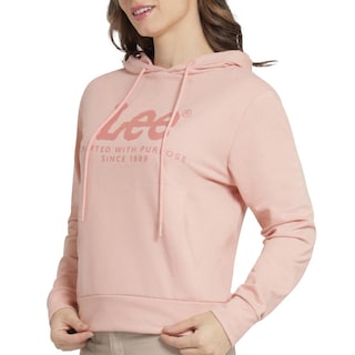 Foto 5 | Foto 5 | Sudadera Mujer Lee Regular Fit 280 Rosa