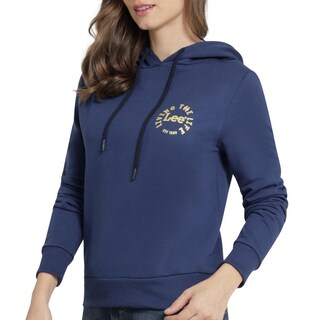 Foto 5 | Foto 5 | Sudadera Mujer Lee Regular Fit 281 Azul Marino