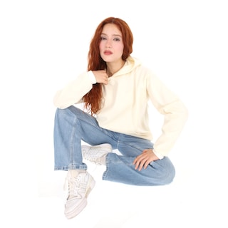 Foto 4 | Foto 4 | Sudadera Con Capucha Color Hueso Para Mujer Chb Chili Beans Clothing Co.