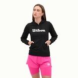 Sudadera Estampada Wilson Con Gorro French Terry Para Mujer