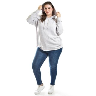 Foto 1 | Foto 1 | Sudadera Efecto Jaspeado Roman Fashion /tallas Extras, 654 (lila) Lila