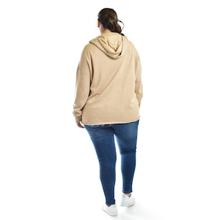 Foto 3 | Foto 3 | Sudadera Efecto Jaspeado Roman Fashion /tallas Extras, 654 (cafe) Cafe