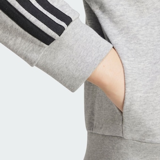 Foto 7 | Foto 7 | Sudadera Adidas W 3s Ft Fz Hd Gris para Mujer