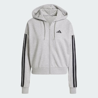 Foto 3 | Foto 3 | Sudadera Adidas W 3s Ft Fz Hd Gris para Mujer